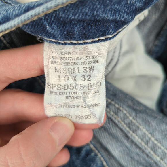 Vintage '90s Wrangler High-rise Relaxed Fit Tapered Leg Jeans Women's 10 Stretch - Picture 7 of 8